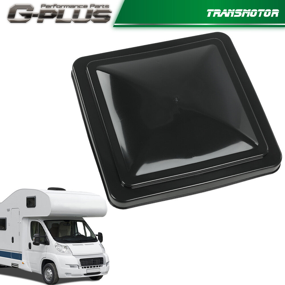 1 Pack Black 14 x 14 Replacement Roof Vent Cover Camper Trailer Vent Cord New - v