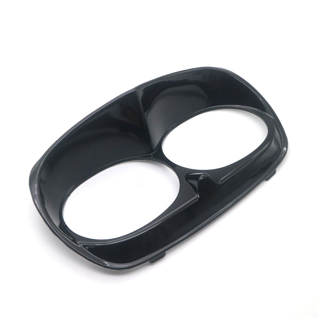 Gloss Black Headlight Bezel Scowl Outer Fairing Cowl for Harley Road Glide 98-13 Q