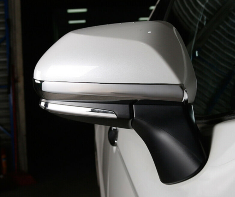 for Toyota for Camry 2018-22 Chrome Rear View Mirror Anti-Scratch Strips cover trim
