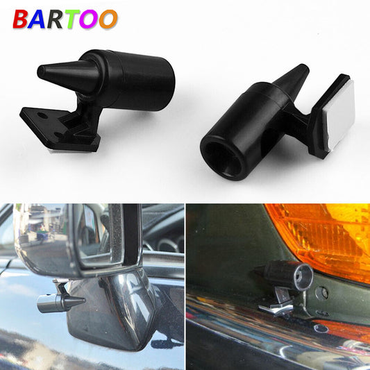 2Pcs Animal Whistles Alert Automotive Car Deer Warning Sound Alarm Black Q