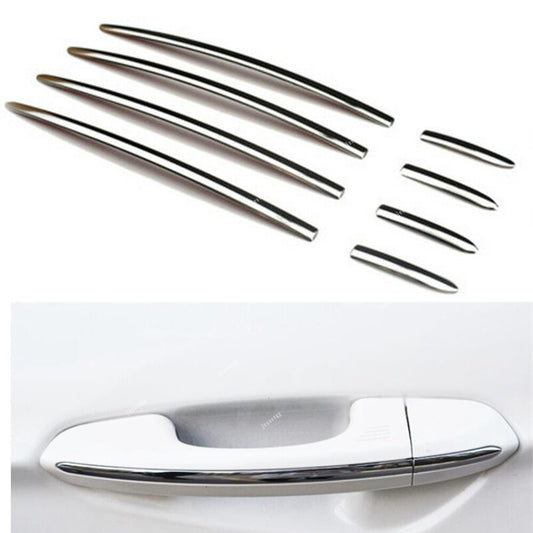 Set of 8 Door Handle Stripes Cover Trim Fit for Ford Fusion Mondeo 1.5T 2013 to 2016