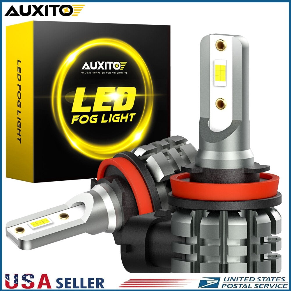 2pcs LED Fog Light Bulbs H8 H11 6000K Bright White DRL High Power New Lights - v