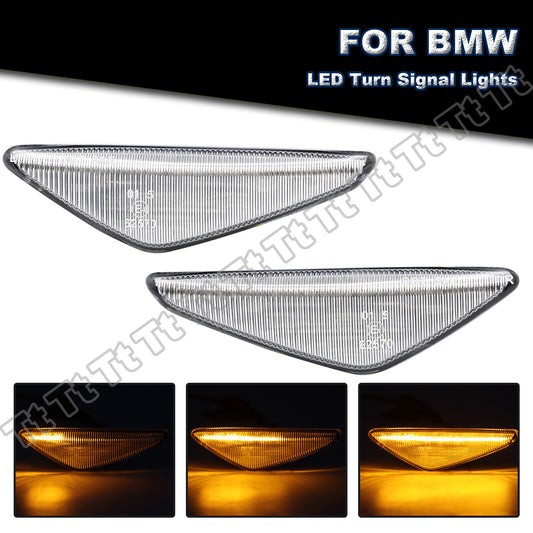 For 2004 - 2006 for E46 325Ci 330Ci Sequential LED Side Marker Turn Signal Lights - v