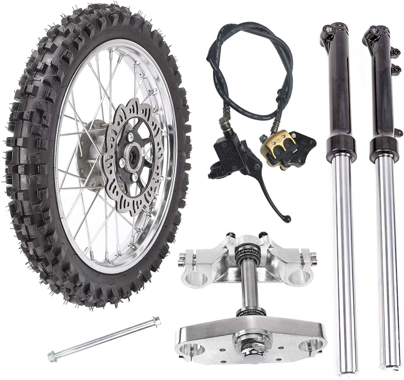 14 Wheel 60/100-14 Tyre+Front Forks Triple Dirt Bike CRF70 Atomik Taotao 125cc