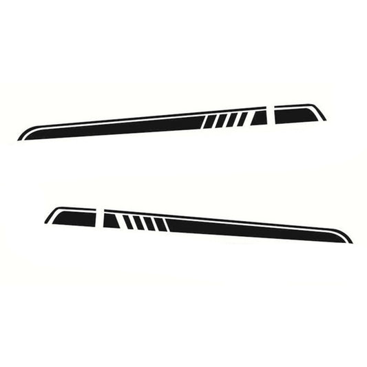 Car for SUV Door Side Skirt Sticker Vinyl Graphic Stripes Decal Decoration Kit Black