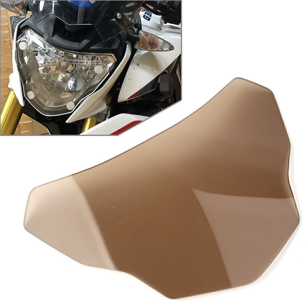 for BMW G310R G310GS 17-21 Front Headlight Guard Shield Screen Lens Cover Smoke