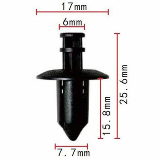 9046708187 10x Trim Panel Clips for Honda CR-V Accord for Acura