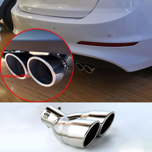 For 2017-2018 for Hyundai for Elantra Stainless Steel Rear Exhaust Muffler Tip End Pipe