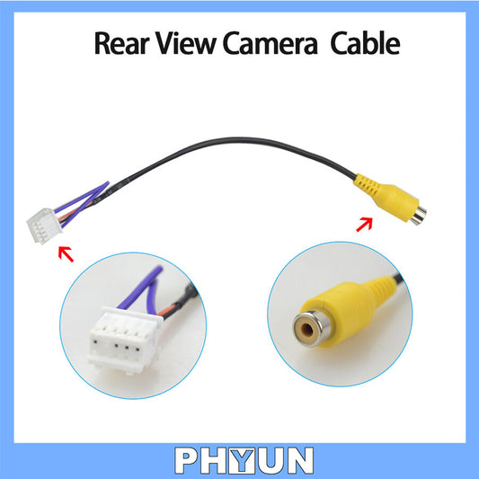 4 Pin Rear View Backup Camera RCA Cable Adaptor For Android Stereo Radio Player