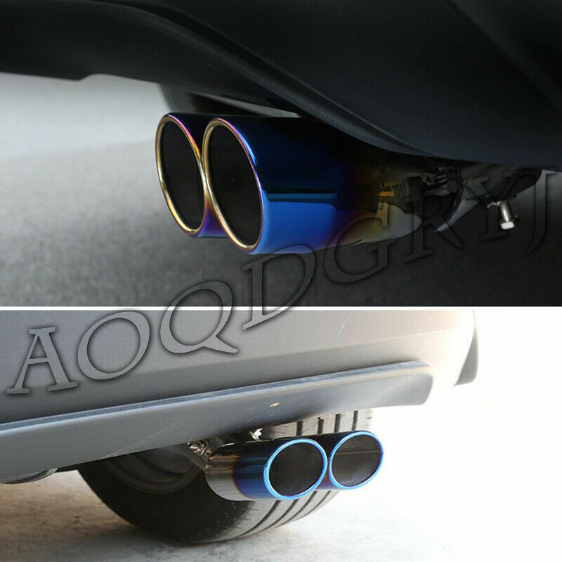 Blue for Toyota C-HR CHR 2016-2021 Car Accessories Rear Exhaust Muffler Tip Pipe