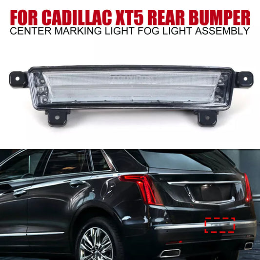 Suitable for Cadillac XT5 rear bumper center marker light fog light assembly
