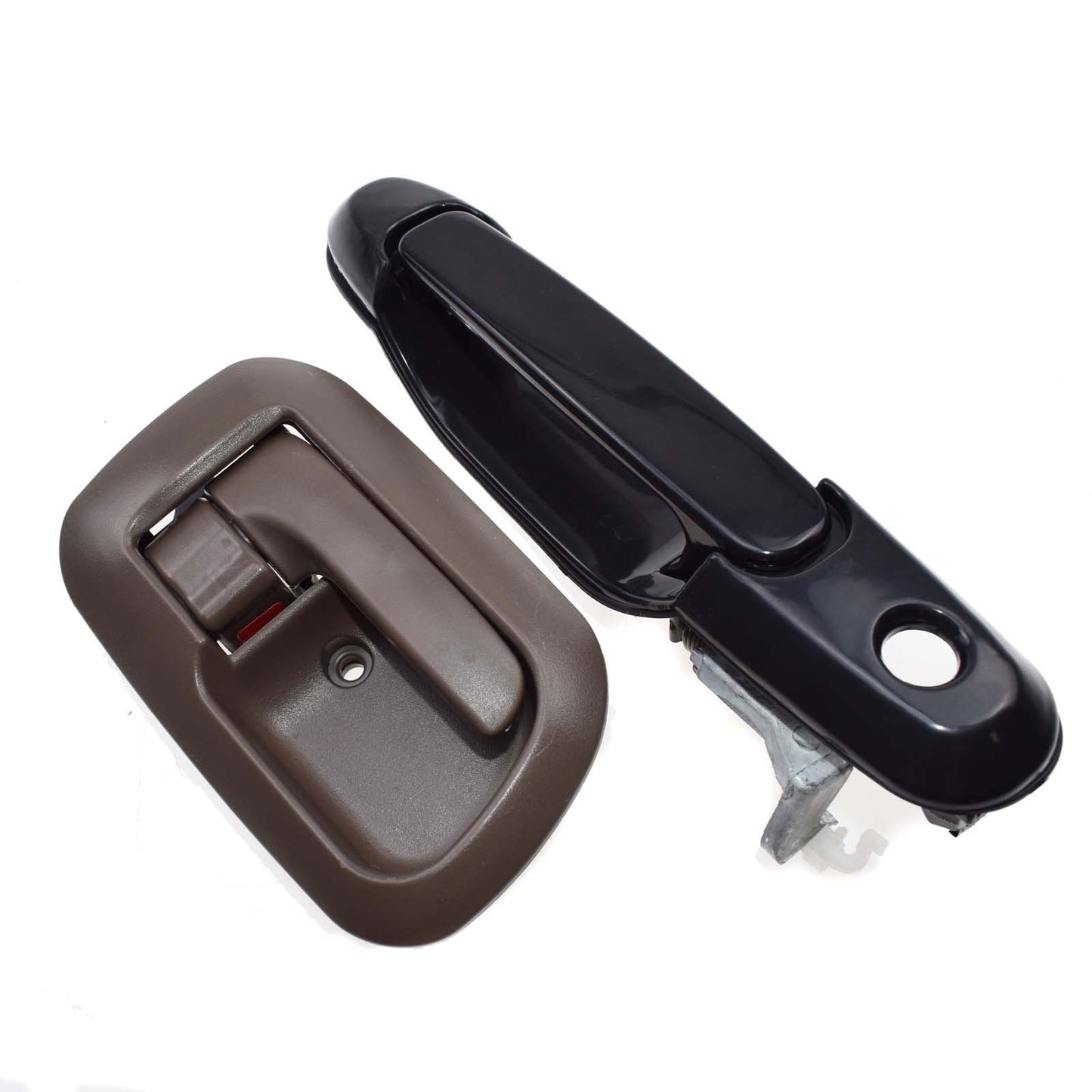 Black exterior, brown interior front right door handle, suitable for 98-03 for Sienna , all new. n
