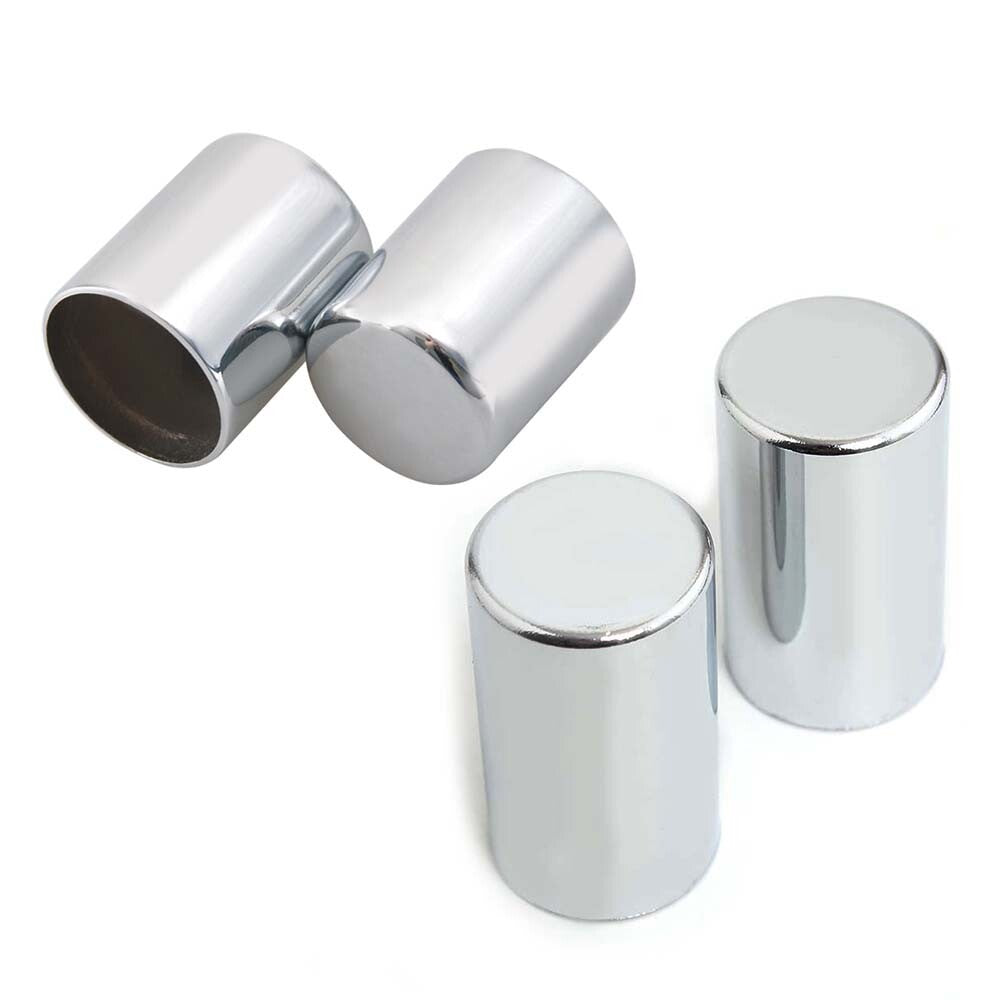 4PCS Chrome Docking Hardware Magnet Cover Caps Kit for Harley Touring 2009-2023