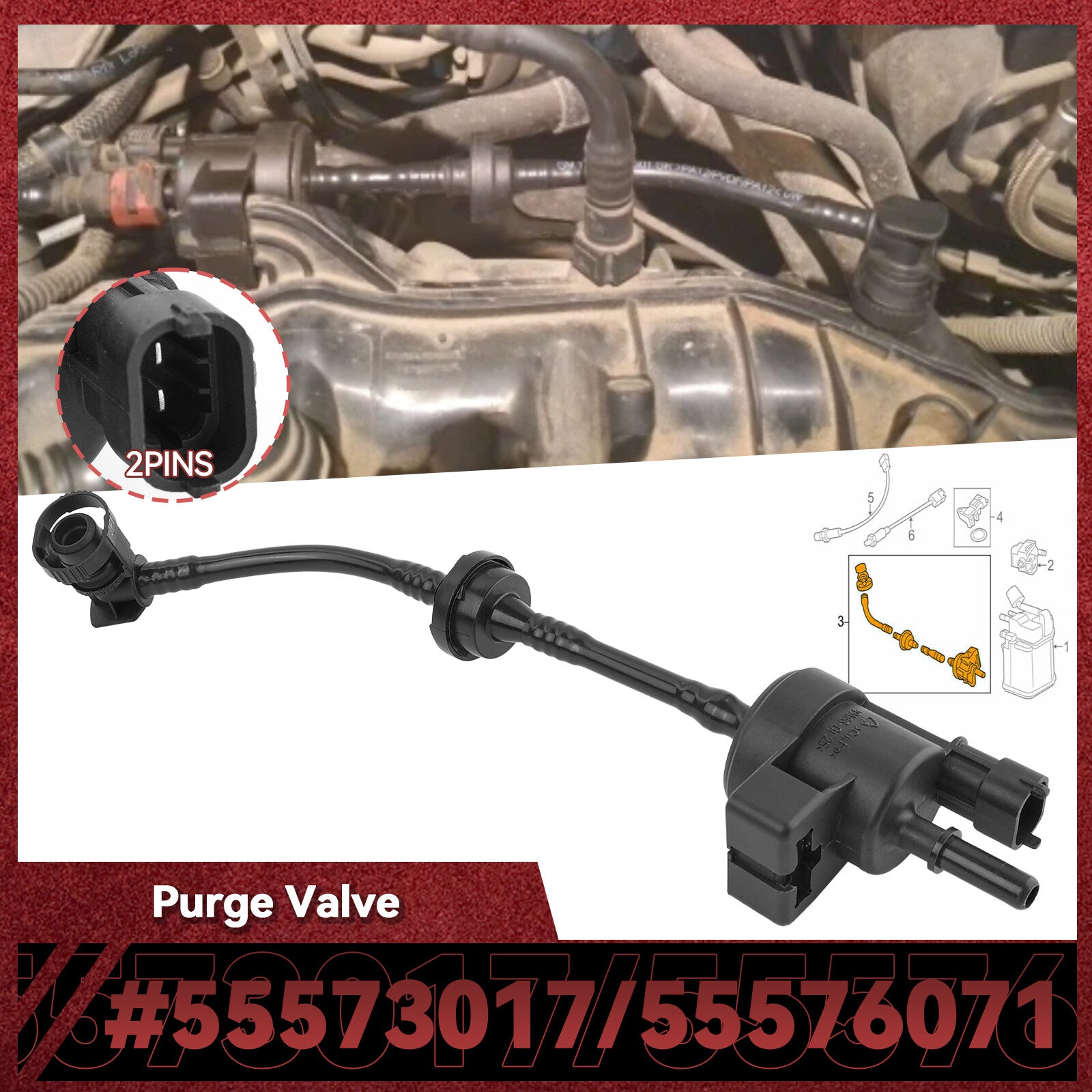 O2 sensor 234-4445 suitable for Subaru Impreza, Legacy, Outback, Forester 22690-aa810