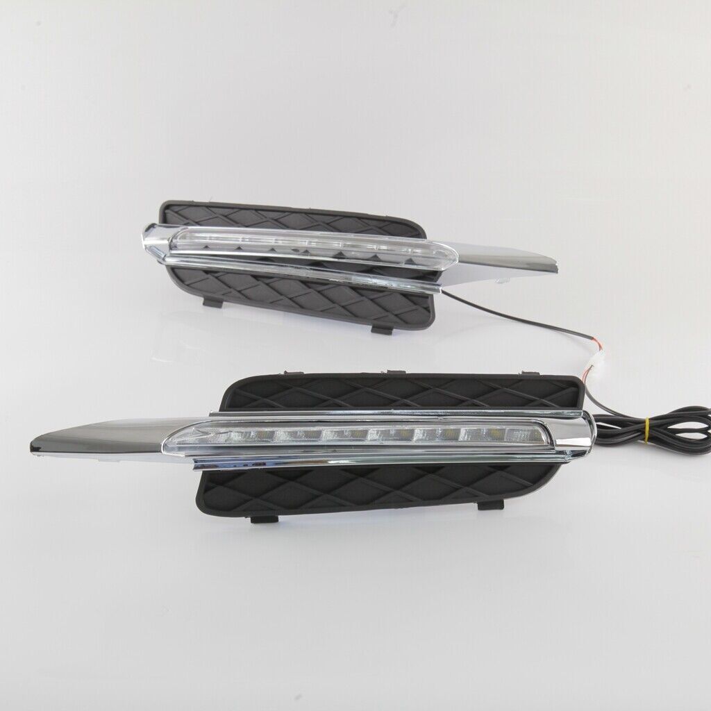 Daytime Running Lights LED DRL Fog Lamp Replacement Bumper for BMW X5/E70 07-09 Q