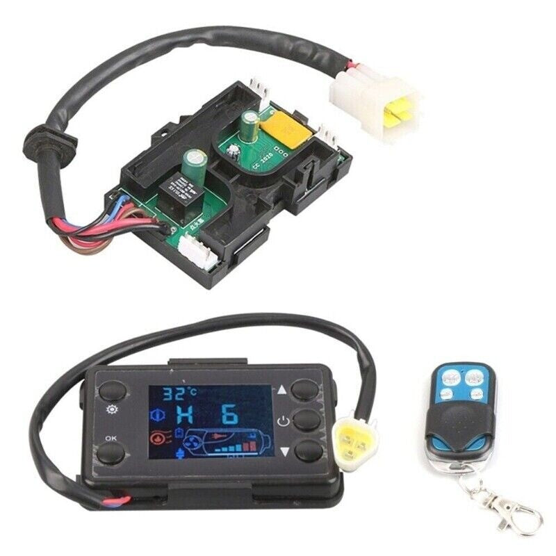 24V Air Diesel Heater Parking LCD Monitor Switch MotherBoard Remote Controller Q