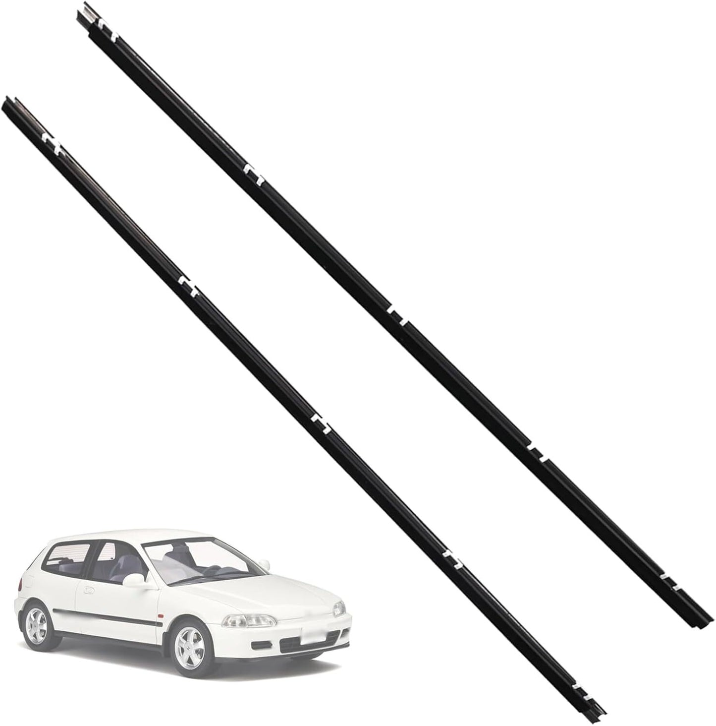 Fit for Honda for Civic EG6 EG4 3D 1992-1995 Outer Window Door Molding Set RH LH