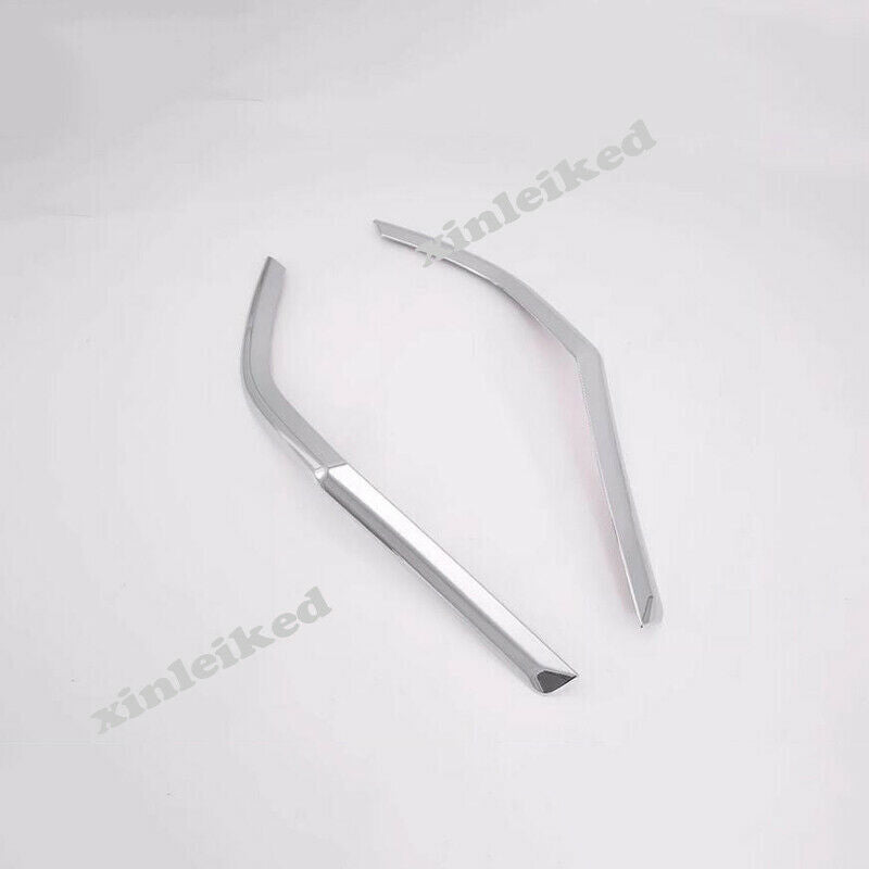 for Hyundai Santa Fe ix45 2019-2021 Rear Fog Light Lamp Eyebrow Cover Trim 2P