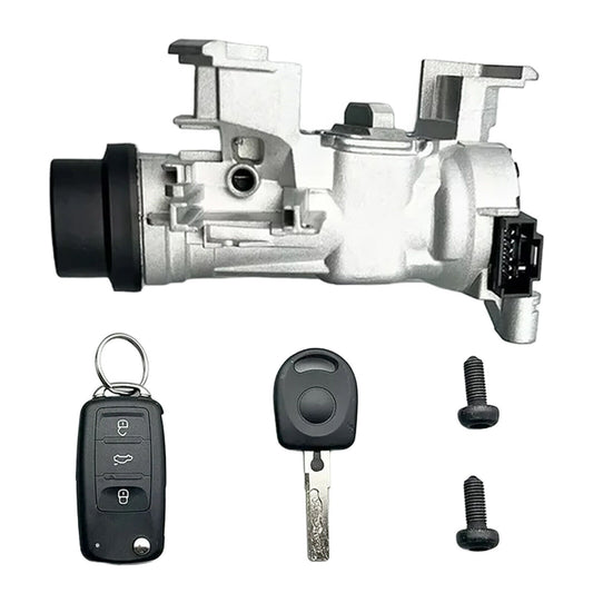 for VW 5Q0905865A 1K0905851B 1K0905865 Ignition Switch Lock Cylinder Key Q