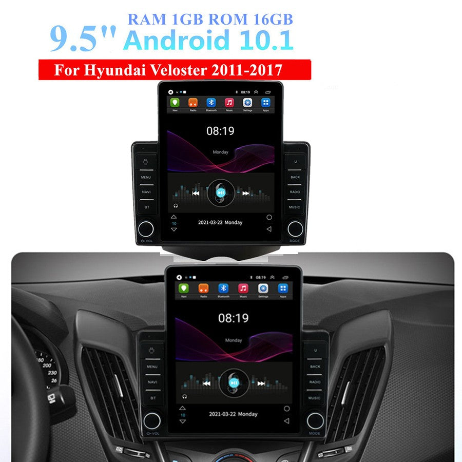 For 2011-17 for Hyundai for Veloster 9.5 Android 10.1 HeadUnit Stereo GPS Navi Wifi 16G