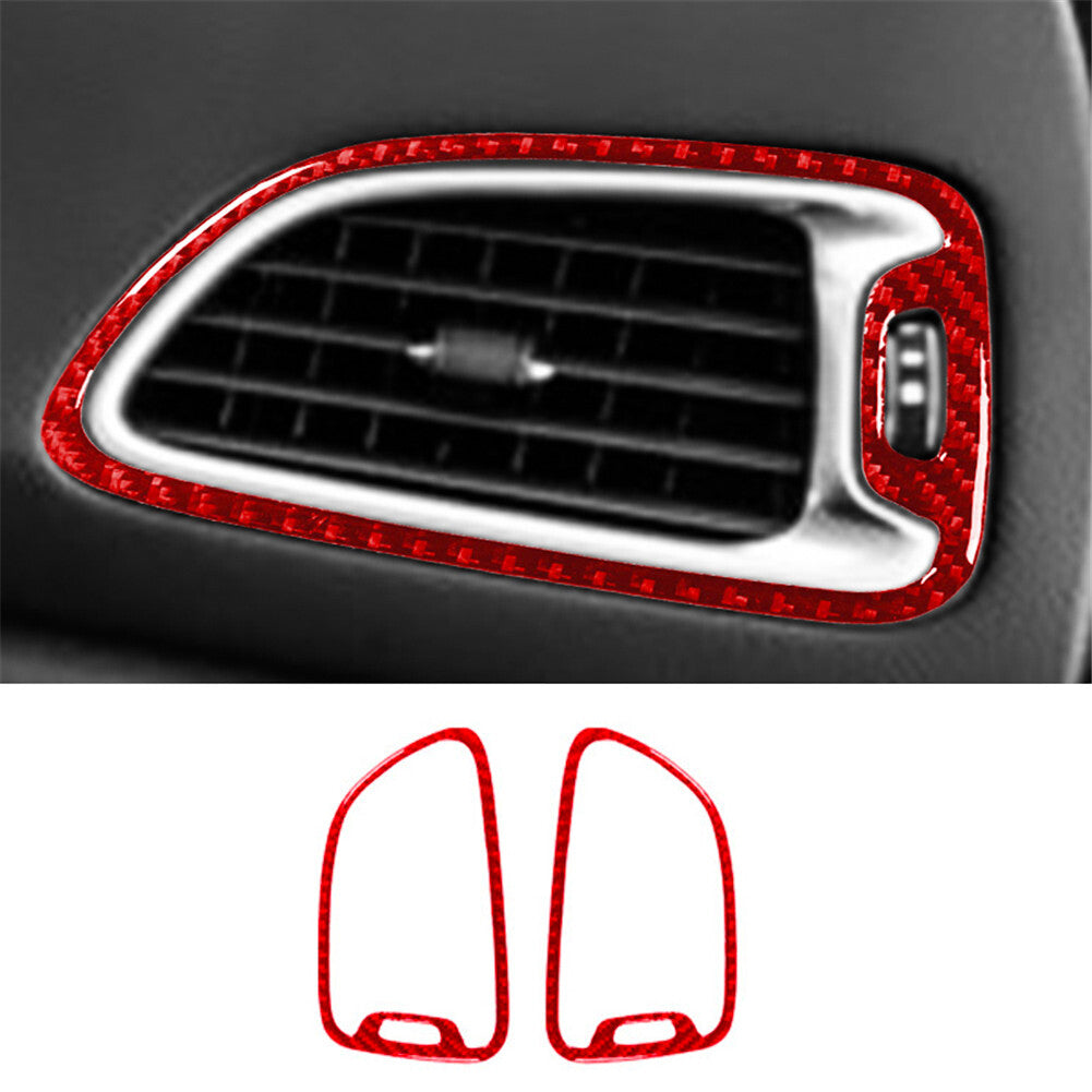 3x Carbon Fiber Interior Steering Wheel Cover Trim for Model Y /3 2017-2022 v