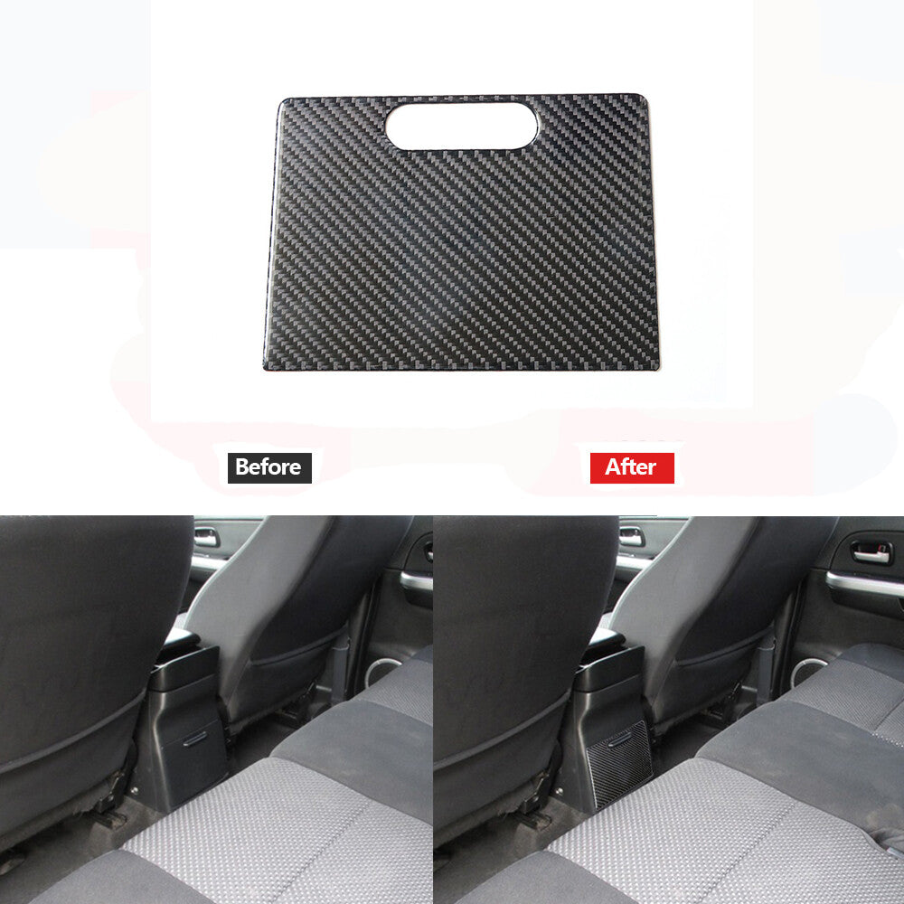 Carbon Fiber Rear Watercup Panel Cover Trim for Suzuki Grand Vitara 2006-2013