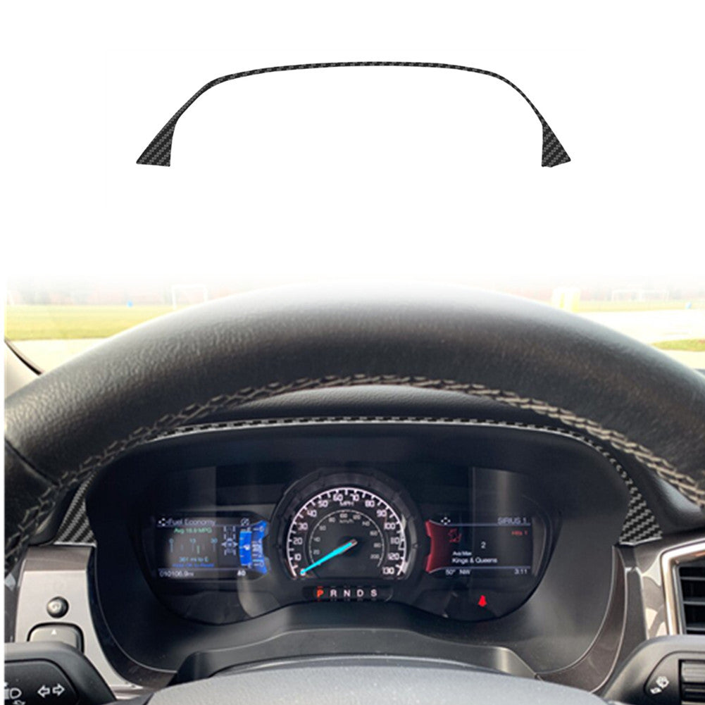 For Tacoma 2016-2022 Carbon Fiber Interior Door A-pillar Cover Trim Black v