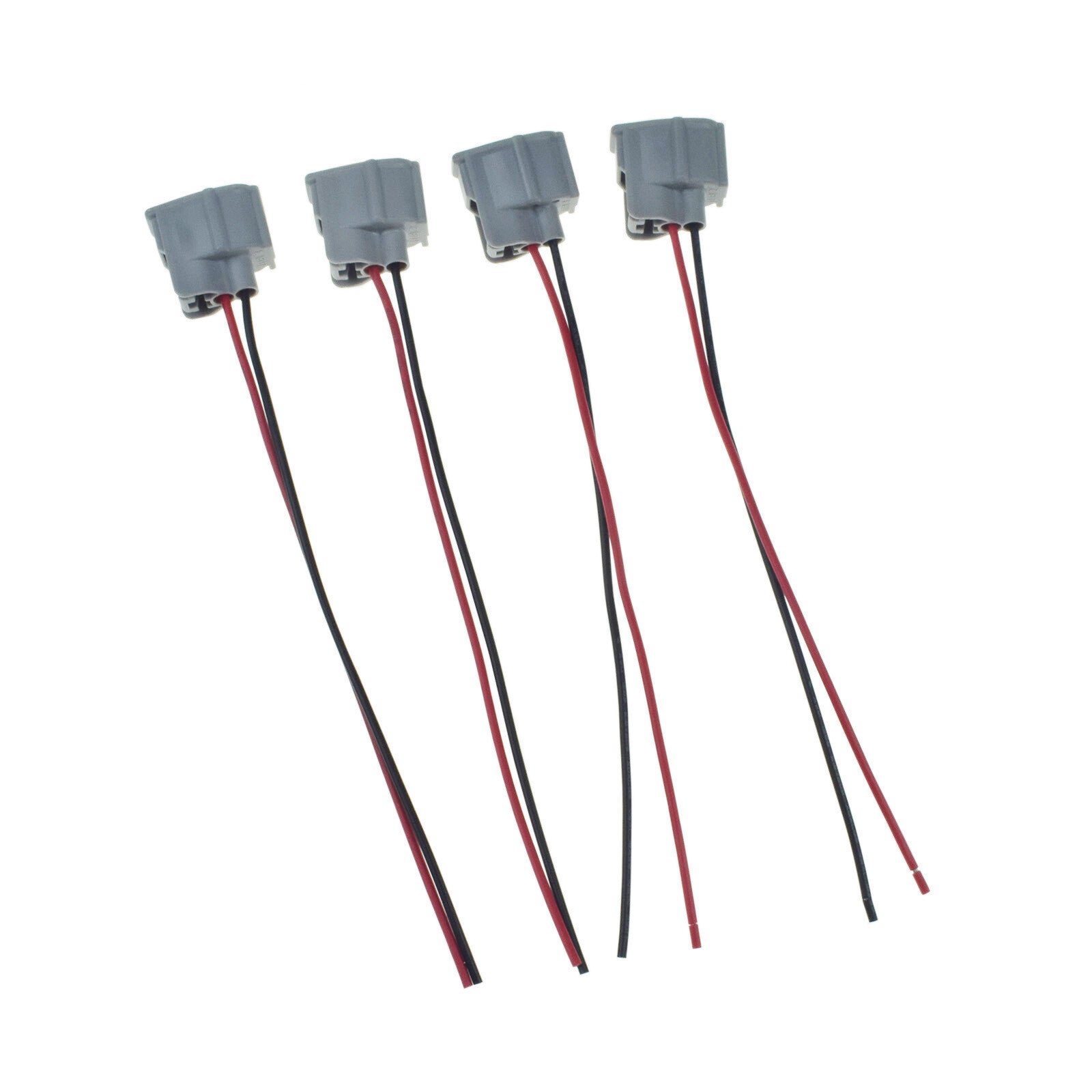4 Pack Female Fuel Injector Connector Electrical Plug Wiring Harness for for Lexus - v