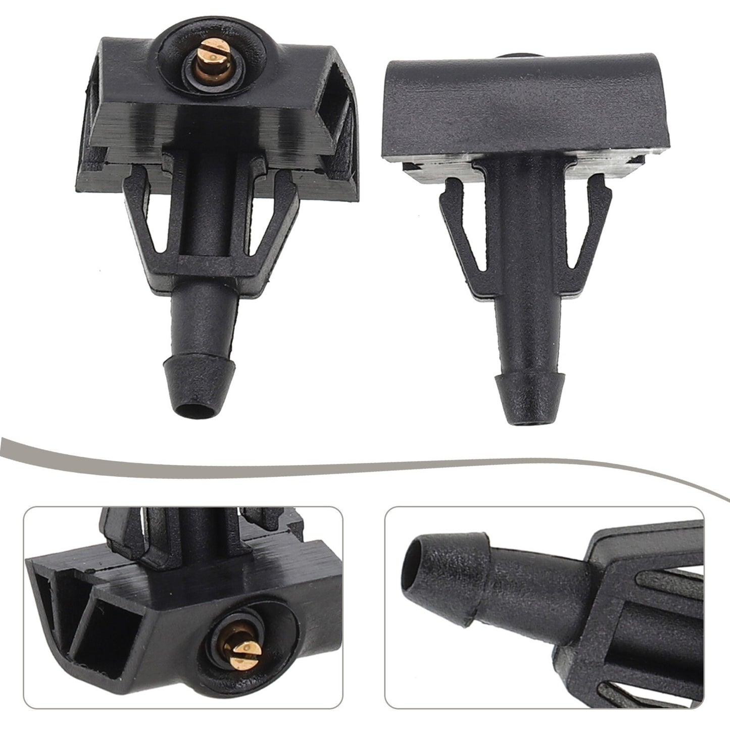 2-Pack Windshield Washing Machine Nozzle 28932BA61A Suitable for Nissan and JUKE F15 2015-2018