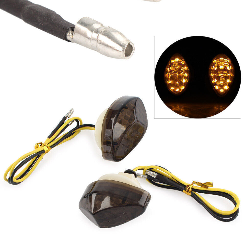 For CBR1000RR 04-14 CBR600F3 1997-98 Amber Blinker Turn Signal Indicator Light Q