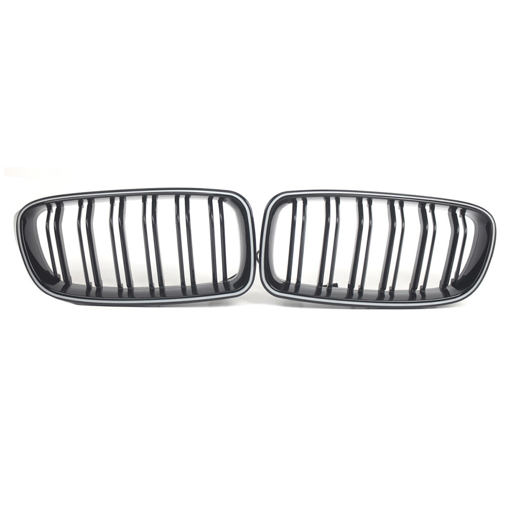 Front Kidney Grille Grill With Light Strip for BMW 3 Series F30 F31 2012-2018 17
