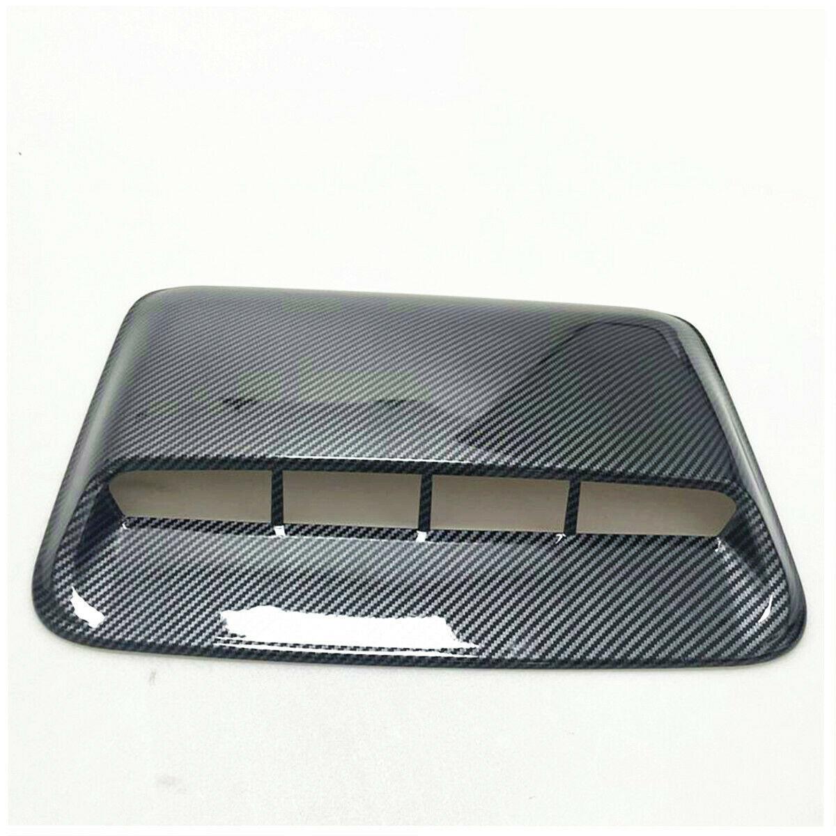 Automotive ABS air intake cover, ventilator cap, glossy carbon fiber finish - n