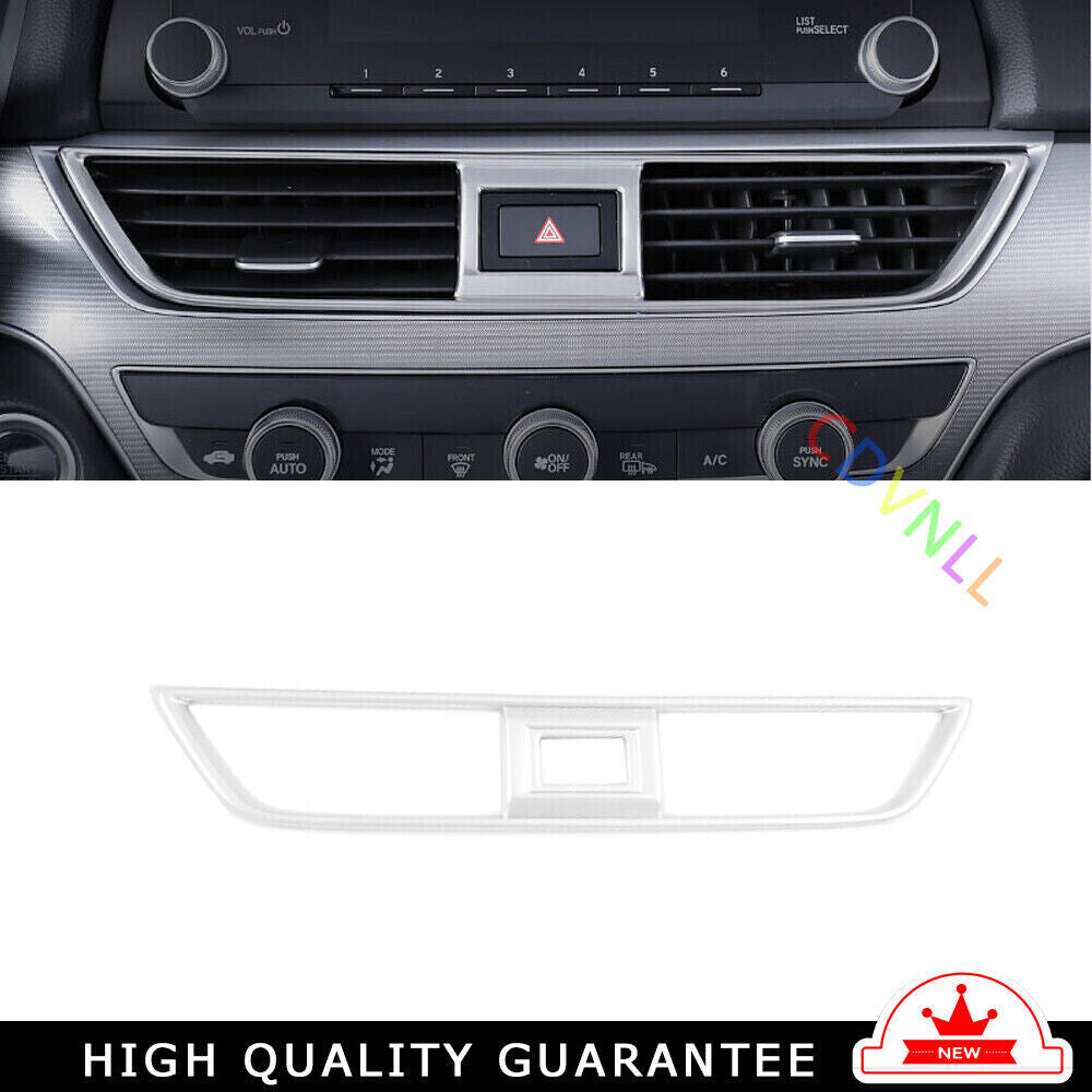 Middle Air Outlet Vent Cover Trim for Honda Accord 10TH 18-2022 Silver Titanium
