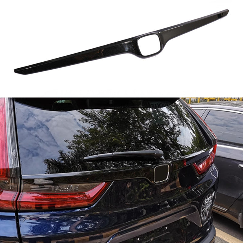 ABS BLACK Rear Door Car Logo Frame Cover Trim Fit for Honda CR-V CRV 2017-2022 B n