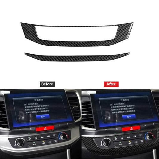 3Pcs Carbon Fiber Interior Decor Glove Box Cover Trim for Fiat 500L 2014-2017 v