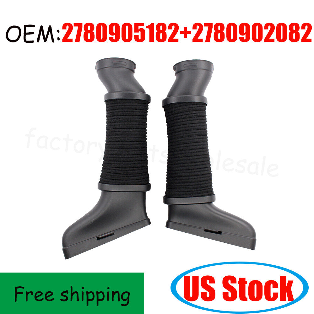 1Pair Left+Right Intake Tube Inlet Air Pipe for Benz E550 Cls550 E63 CLS63 AMG n