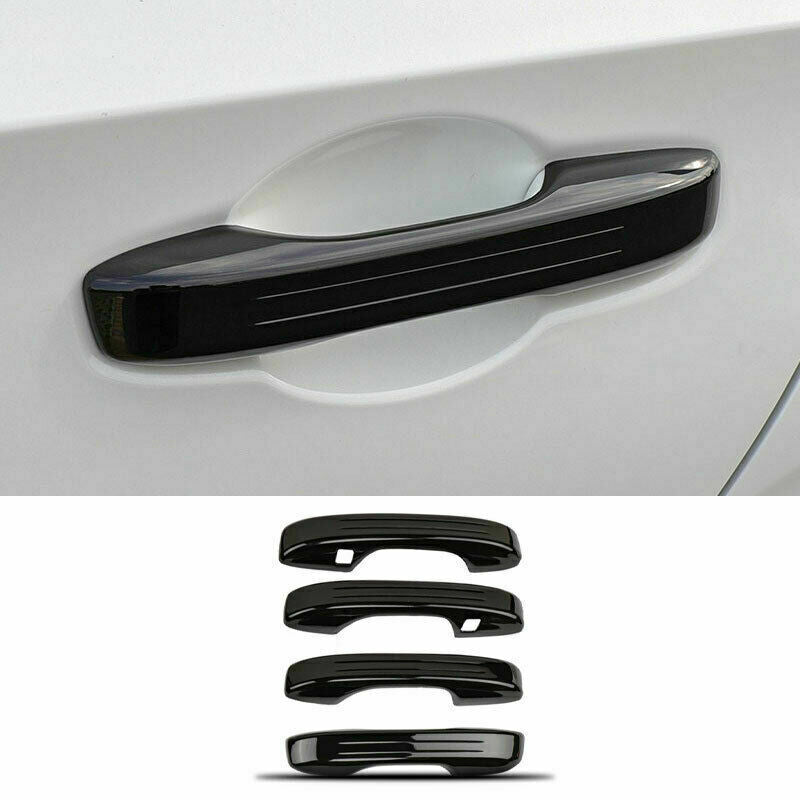 Glossy Black Outside for Smart Door Handle Cover Trim for Honda for Civic 11Th 2022-2023