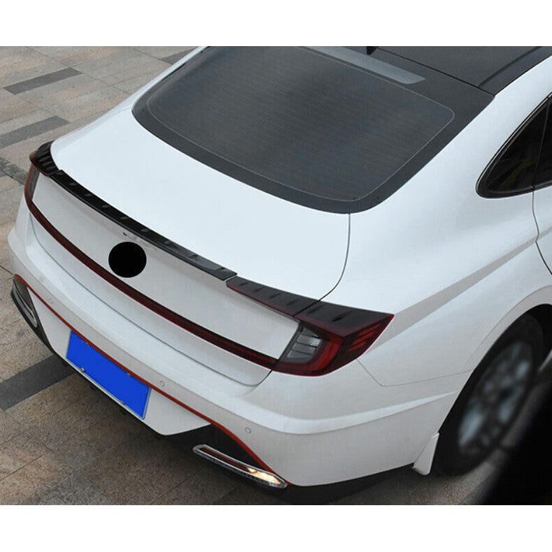 for Hyundai Sonata 2020-2023 Glossy Black Rear Tail Trunk Spoiler Wing Lip Flap