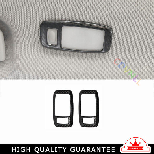 Rear Reading Lamp Frame Cover Trim for Nissan Altima 19-22 Steel Carbon Fiber