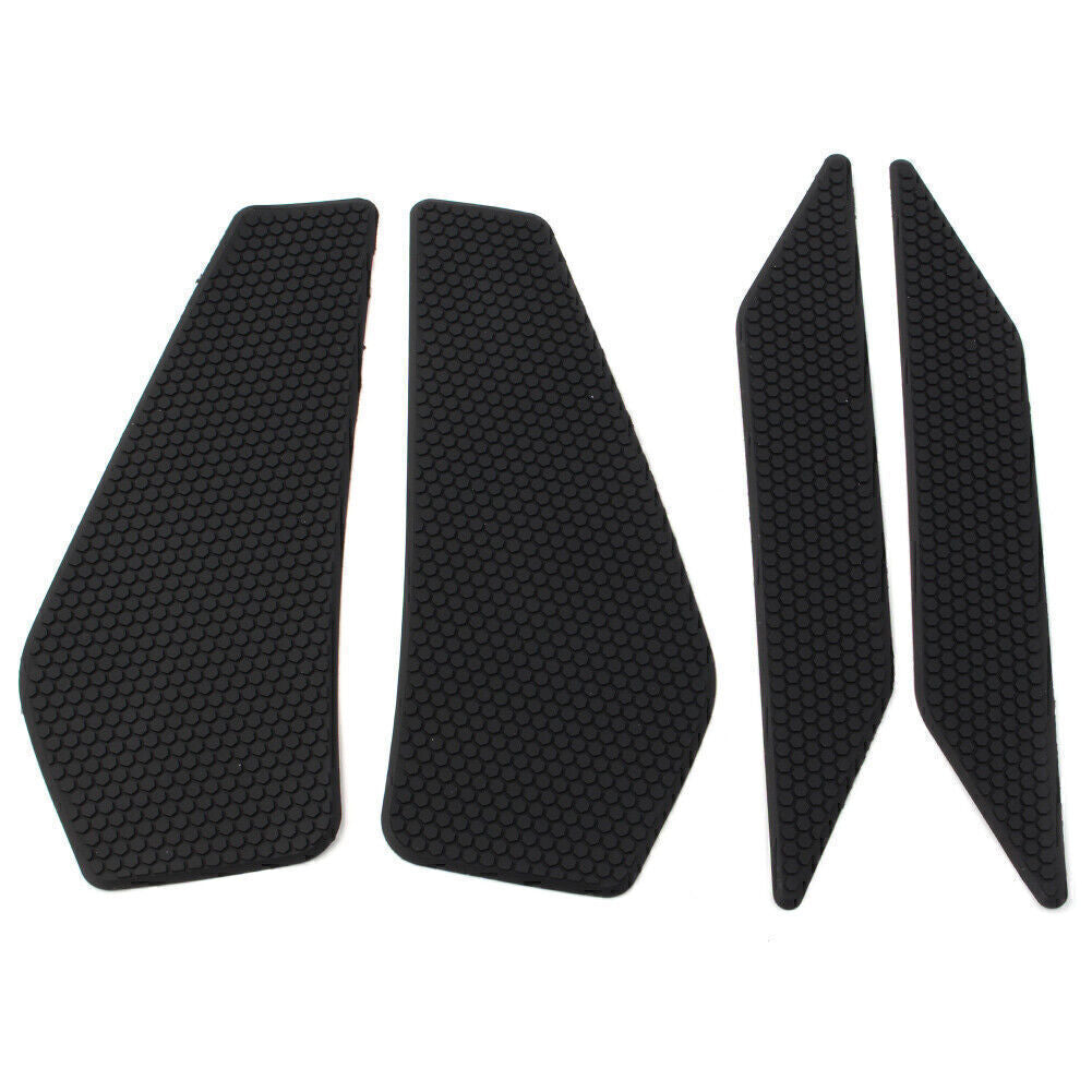 4x Side Tank Traction Grips Pads for Kawasaki EX400 400 2018-2021 2019 BLK