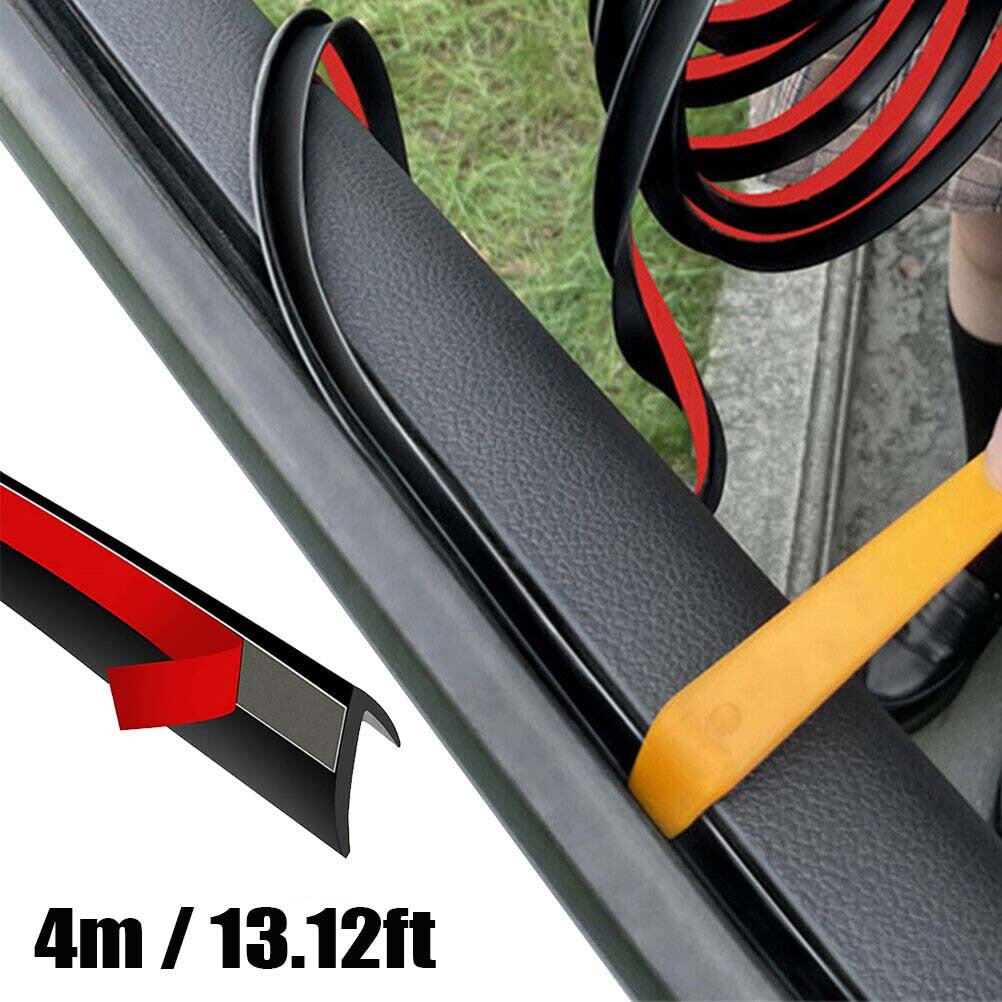 13-foot for Honda Accessory V-shaped Side Window Trim Edge Mold Sealing Strip n