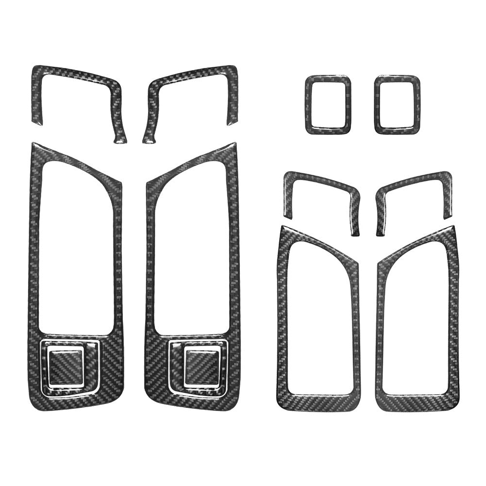 Carbon Fiber Climate Control Surround Cover Trim for Cadillac CTS 2003-2007 v