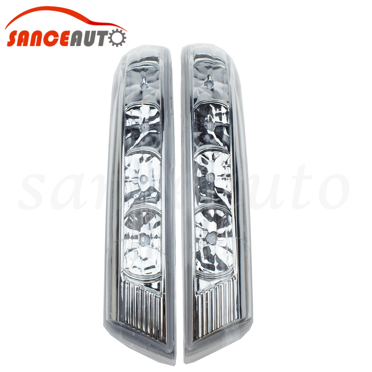 4 LED turn signals on the side mirrors for the for Hyundai Santa Fe Veracruz IX55 (07-12) n