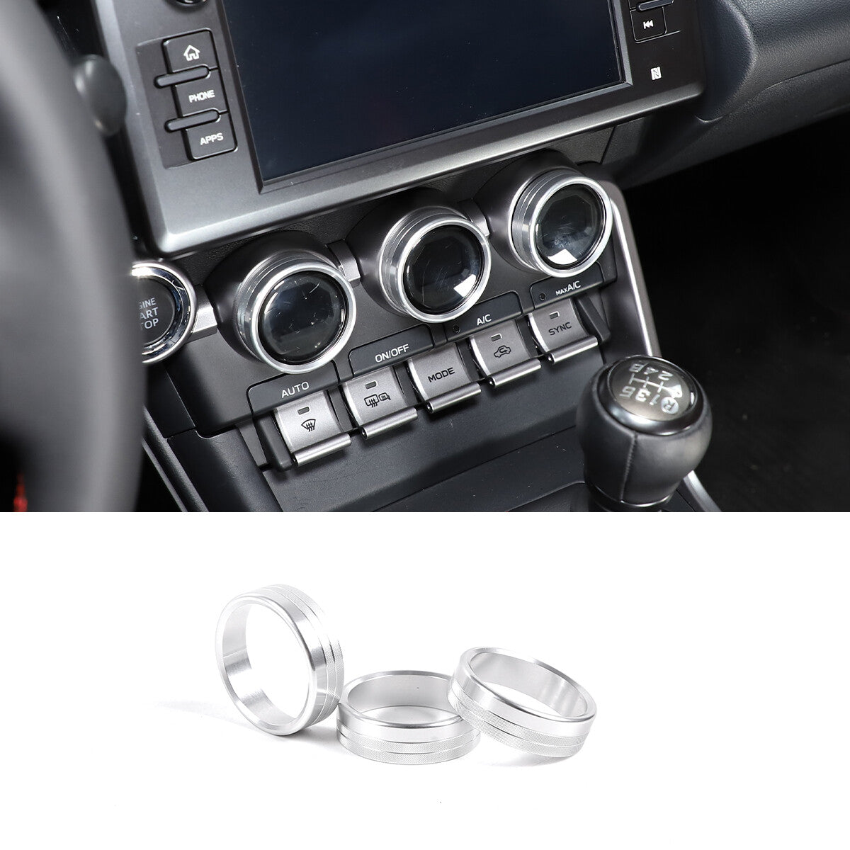 Carbon Fiber Reading Light Frame Trim Cover for Corvette C8 2020 - 2023- v