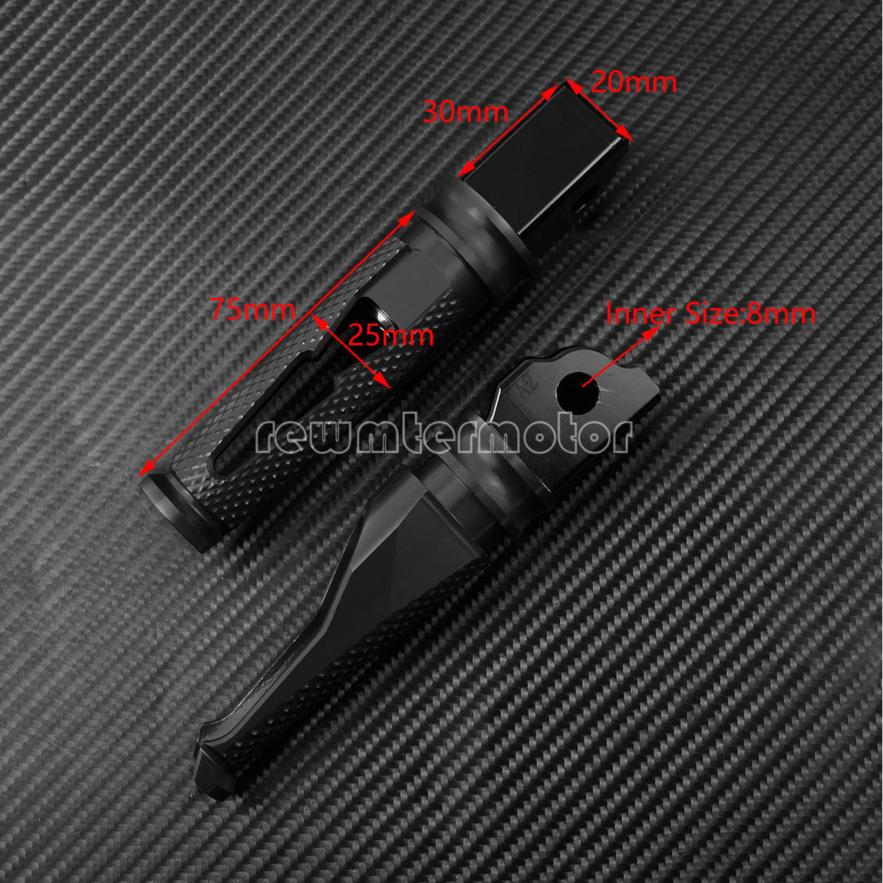 Motorcycle Passenger Rear Foot Pegs Pedal Rest Fit for BMW S1000R S1000RR S1000X
