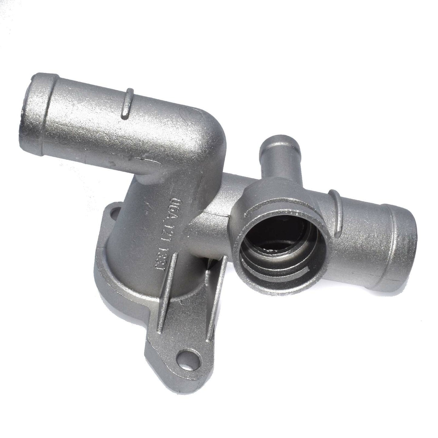 Cast aluminum coolant hose flange with 5 ports suitable for AUD 1.8T for Jetta for Golf 06A121132AP- n