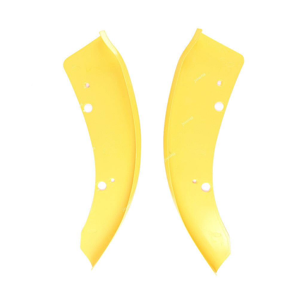 Qty 2 Front Bumper Lip Splitter Spoiler Trim For 2015-2019 for Dodge for Charger Scat Q