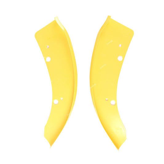 Qty 2 Front Bumper Lip Splitter Spoiler Trim For 2015-2019 for Dodge for Charger Scat Q