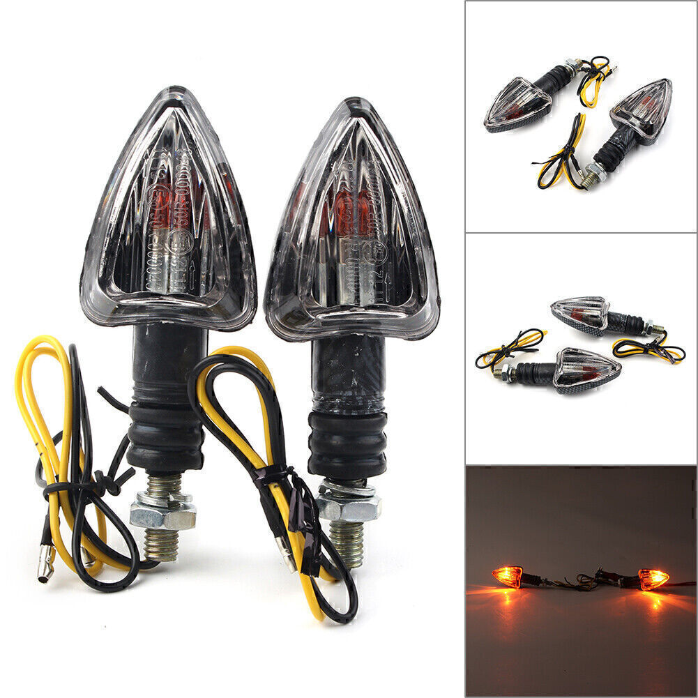 Motor Smoke LED Triangle Signal Turn Signal Indicator fit for Harley for Suzuki Q