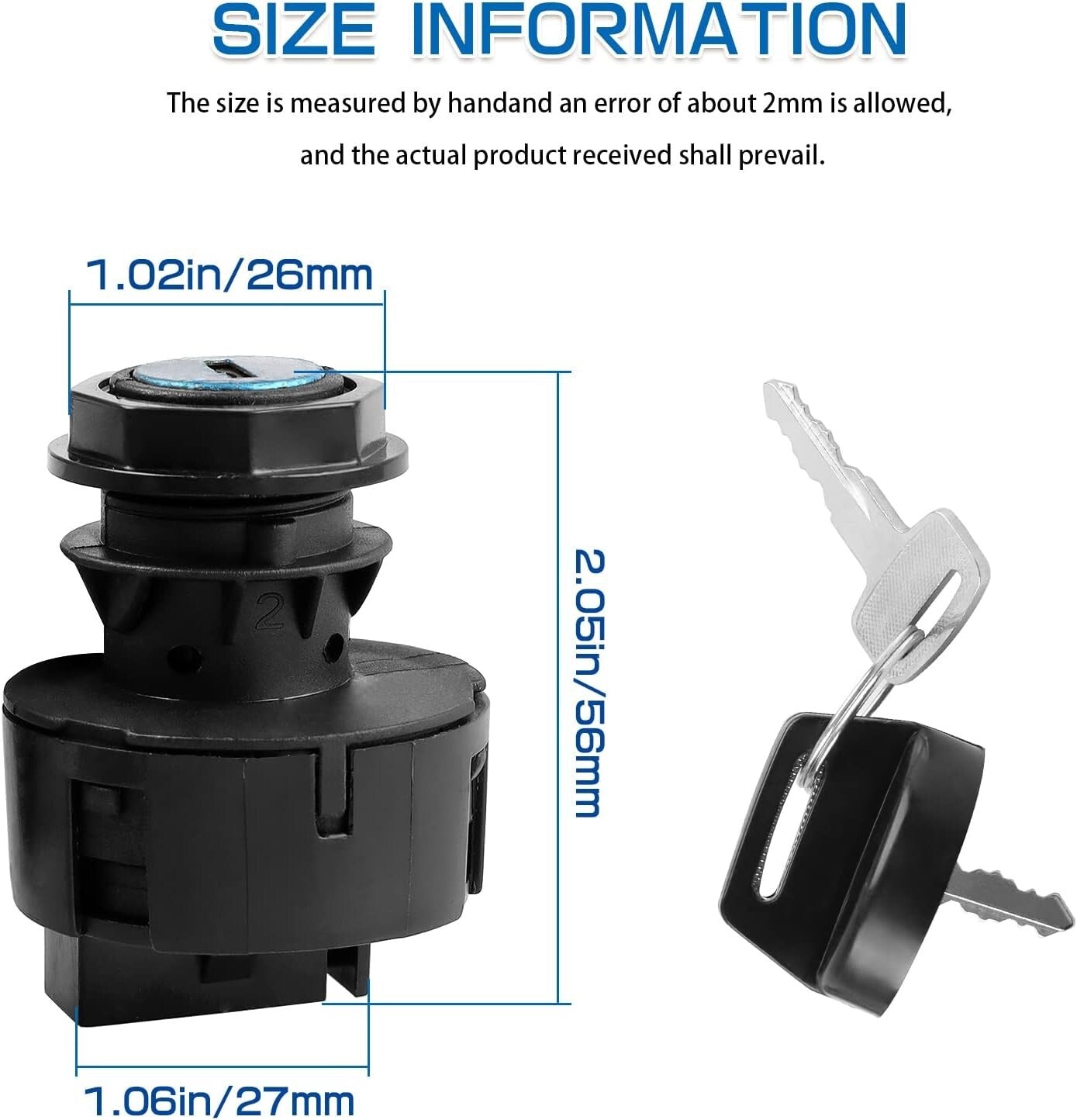 Ignition Key Switch for Polaris Sportsman 600 500 400 335 Magnum 325 Ranger 425